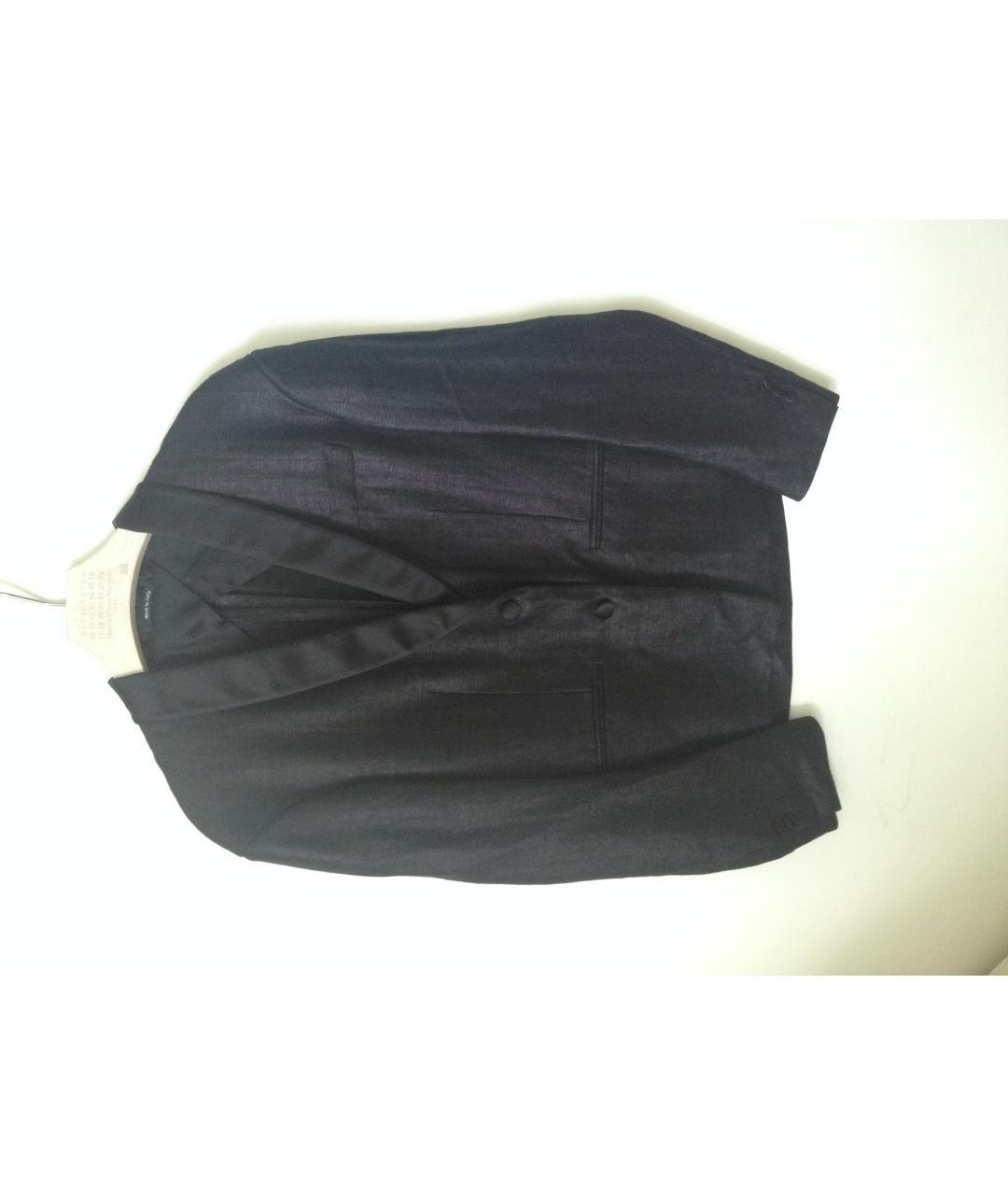 MAISON MARGIELA Черный хлопковый жакет/пиджак, фото 3