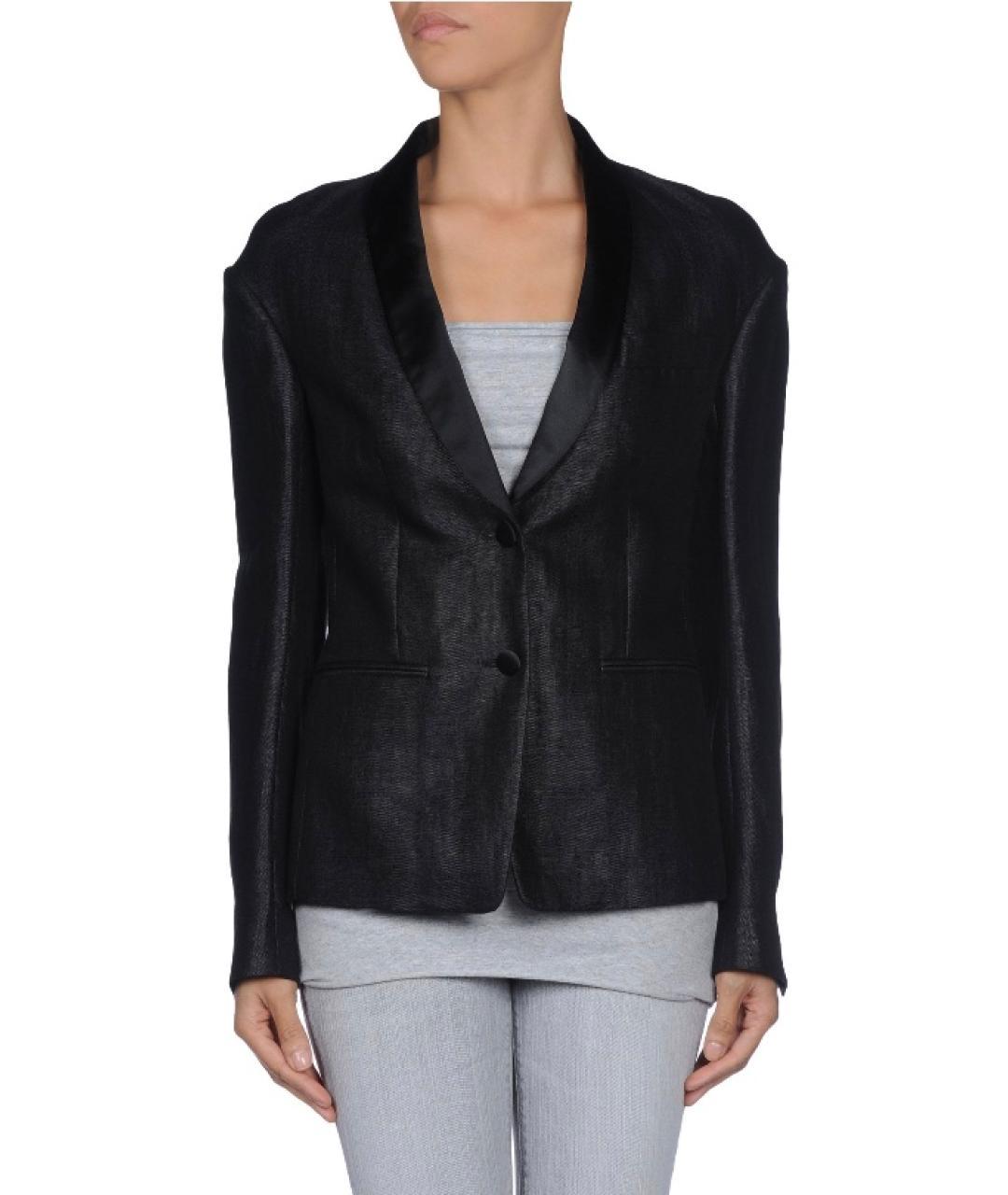 MAISON MARGIELA Черный хлопковый жакет/пиджак, фото 6