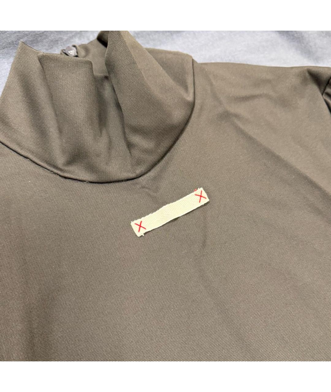 MAISON MARGIELA Коричневая полиамидовая водолазка, фото 4