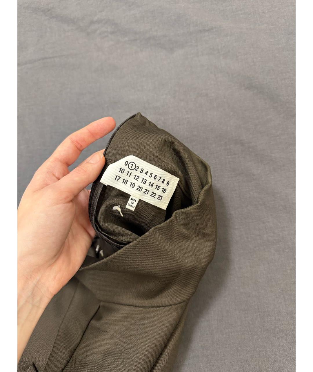 MAISON MARGIELA Коричневая полиамидовая водолазка, фото 3