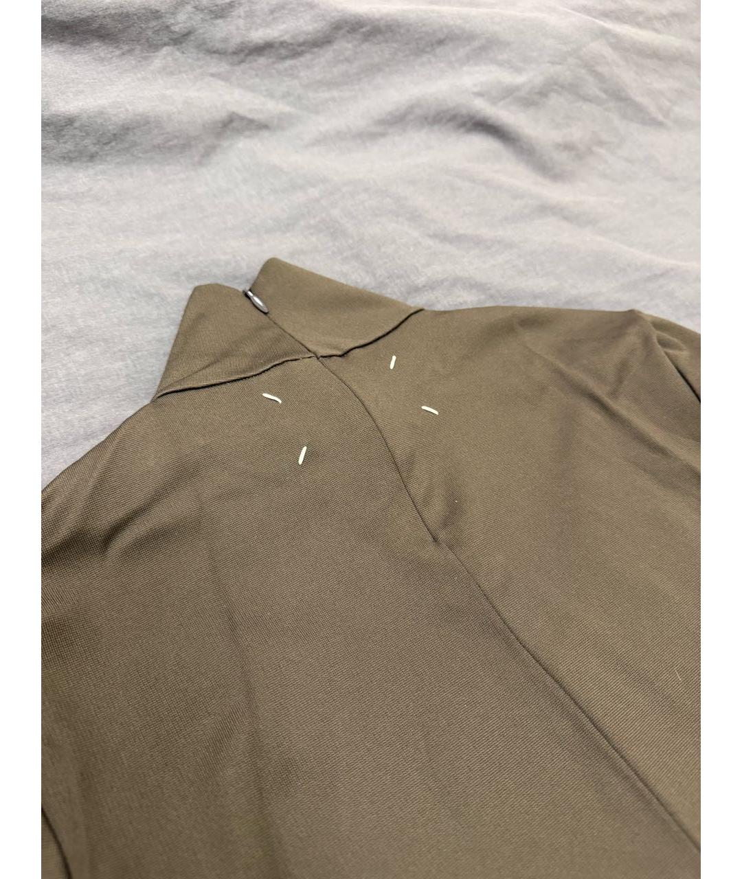 MAISON MARGIELA Коричневая полиамидовая водолазка, фото 5