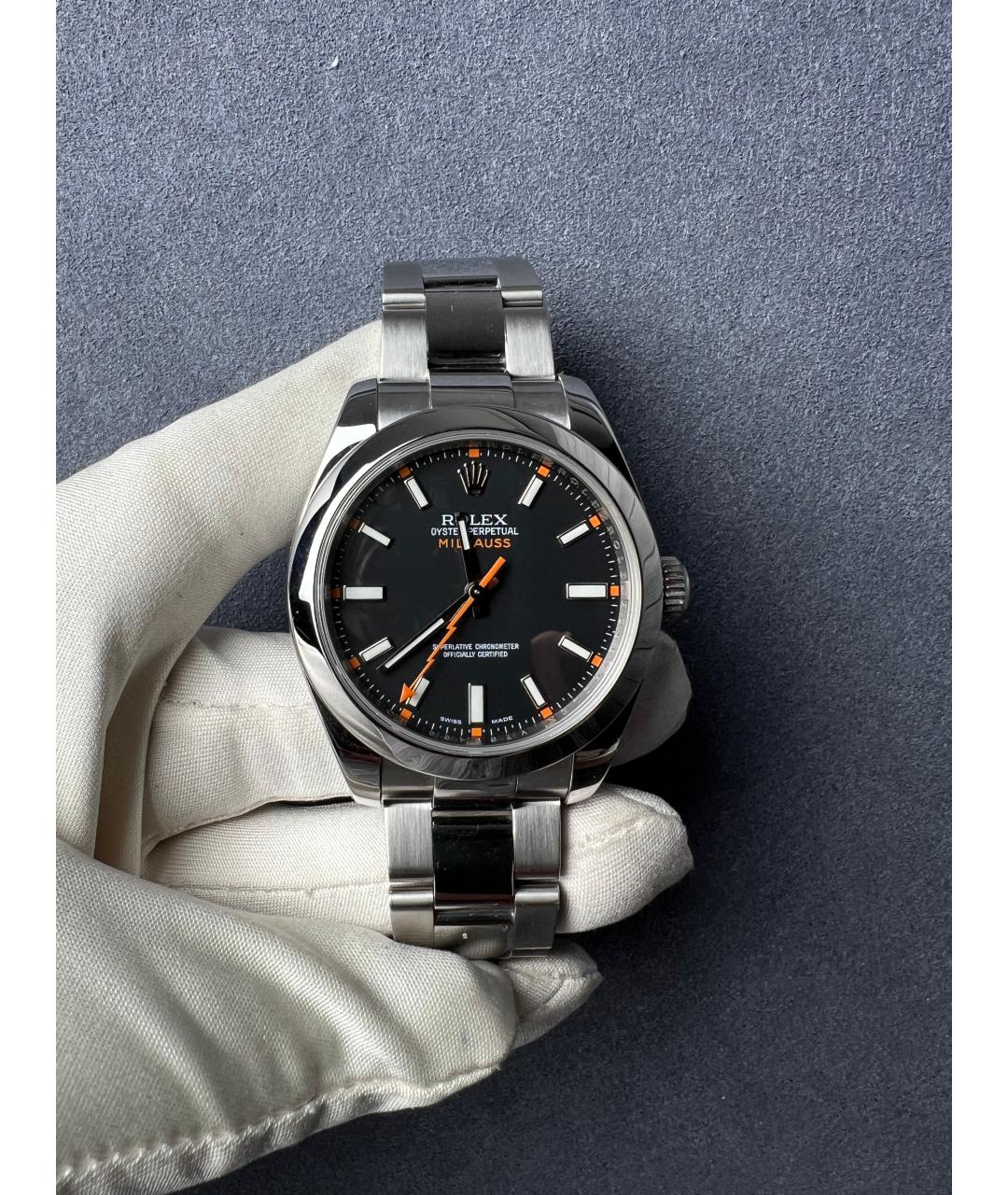 ROLEX Черные часы, фото 2