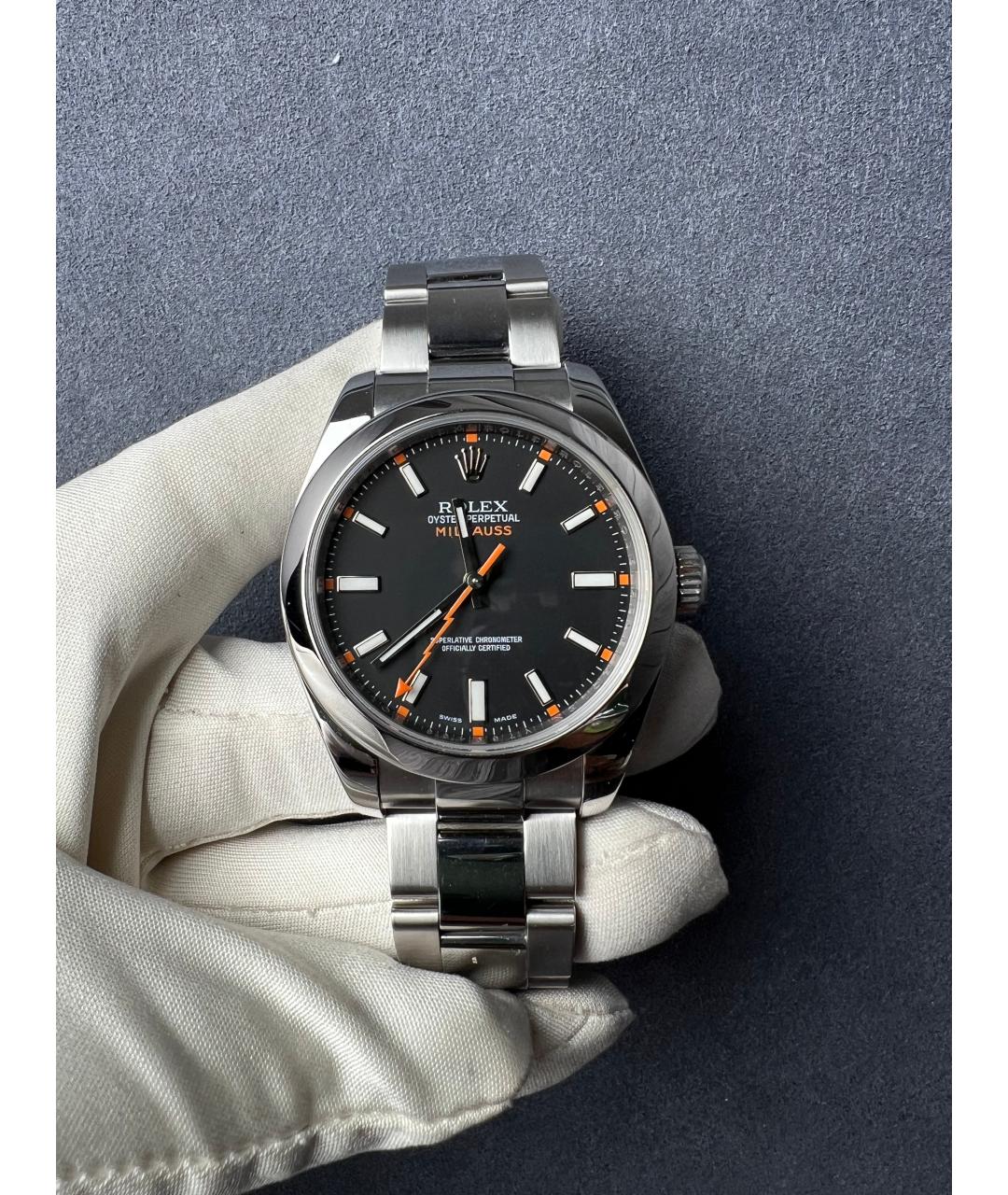 ROLEX Черные часы, фото 3