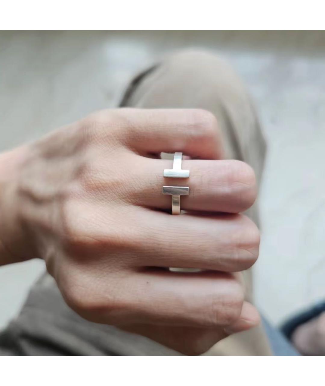 TIFFANY&CO Серебряное кольцо из белого золота, фото 6