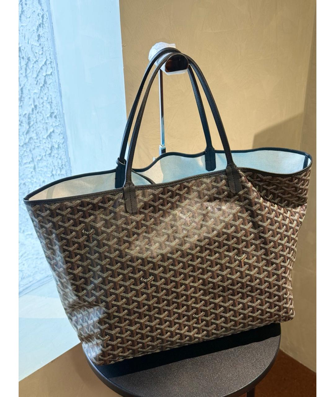 GOYARD Черная сумка тоут, фото 5