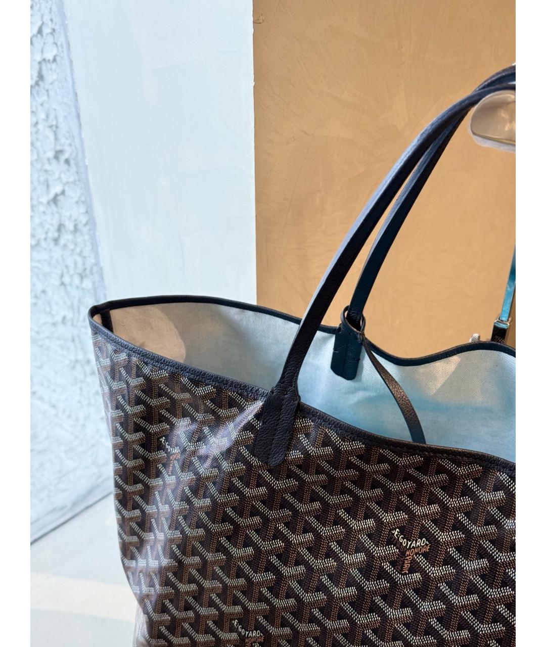 GOYARD Черная сумка тоут, фото 7