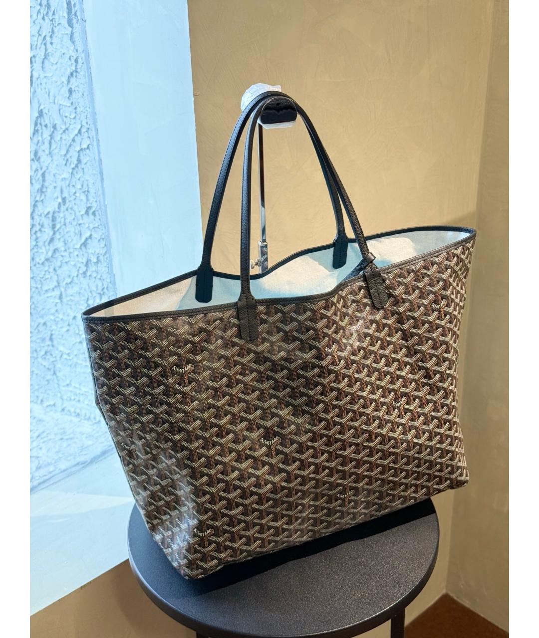 GOYARD Черная сумка тоут, фото 4