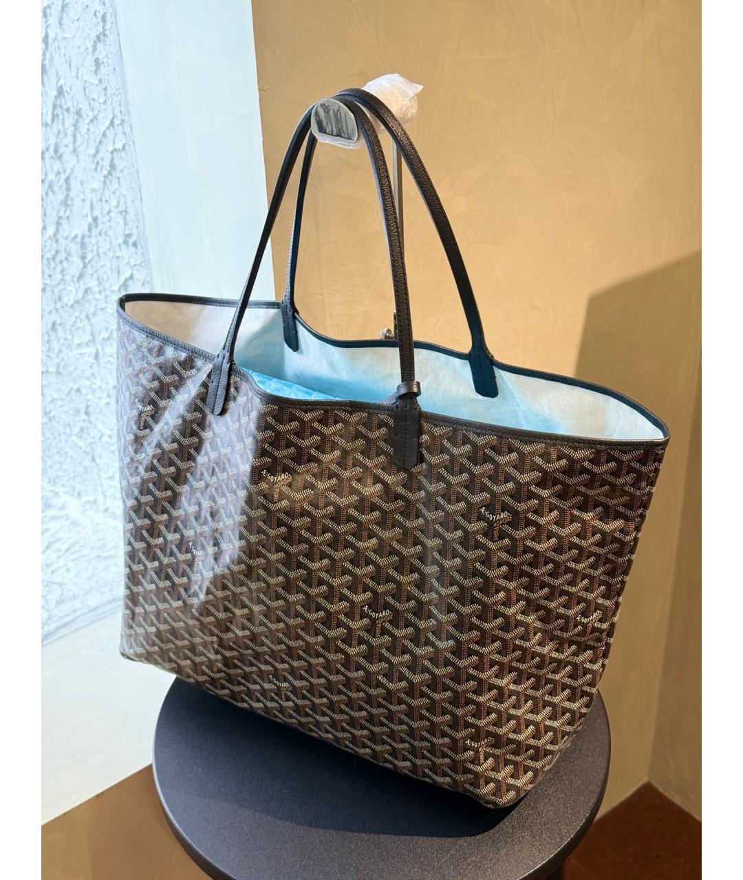 GOYARD Черная сумка тоут, фото 3