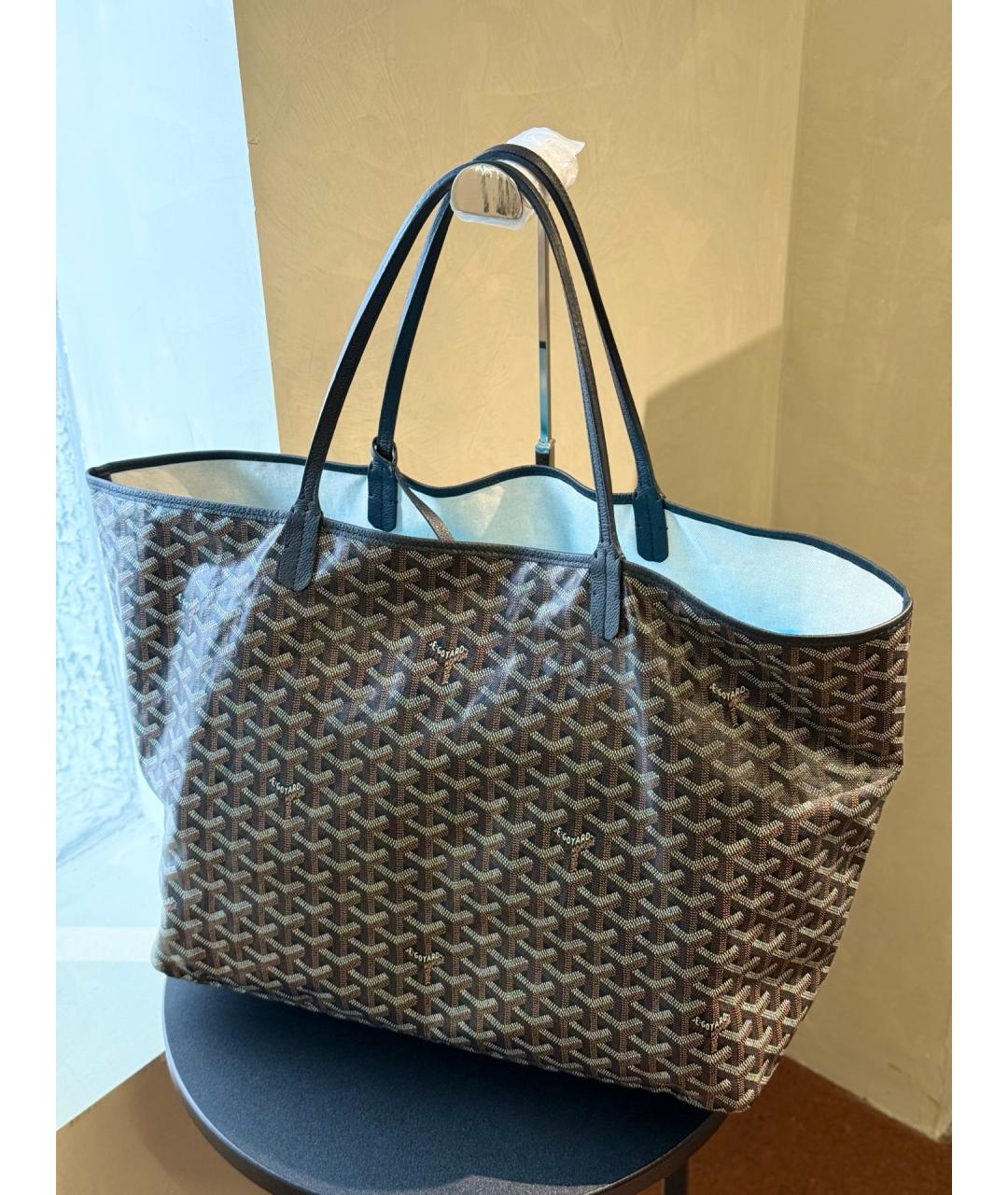 GOYARD Черная сумка тоут, фото 6