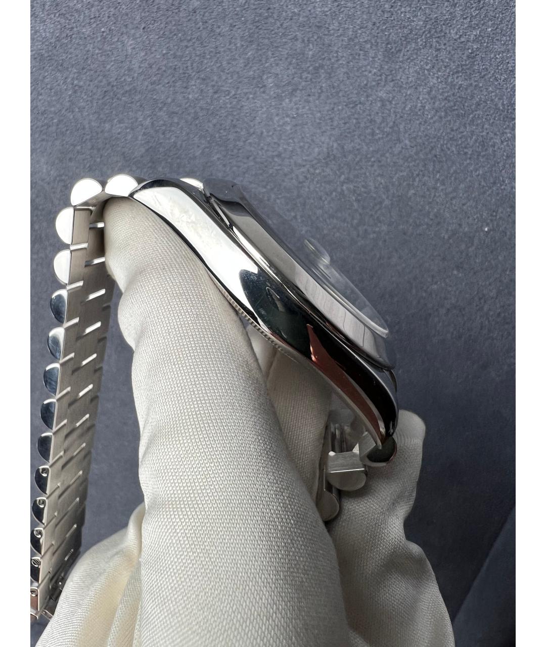 ROLEX Голубые платиновые часы, фото 5