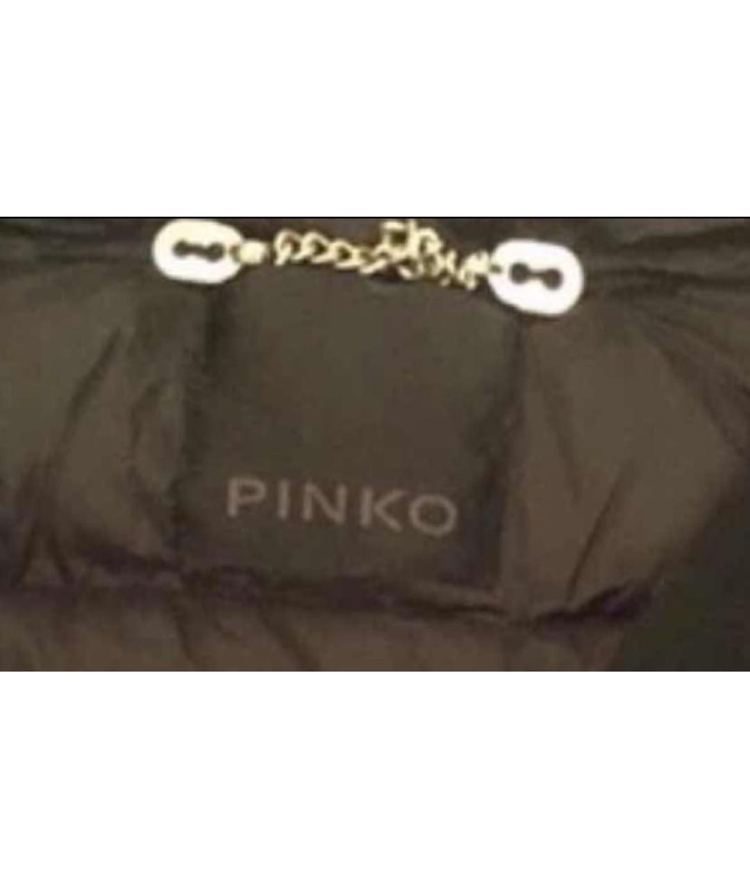 PINKO Черный пуховик, фото 3