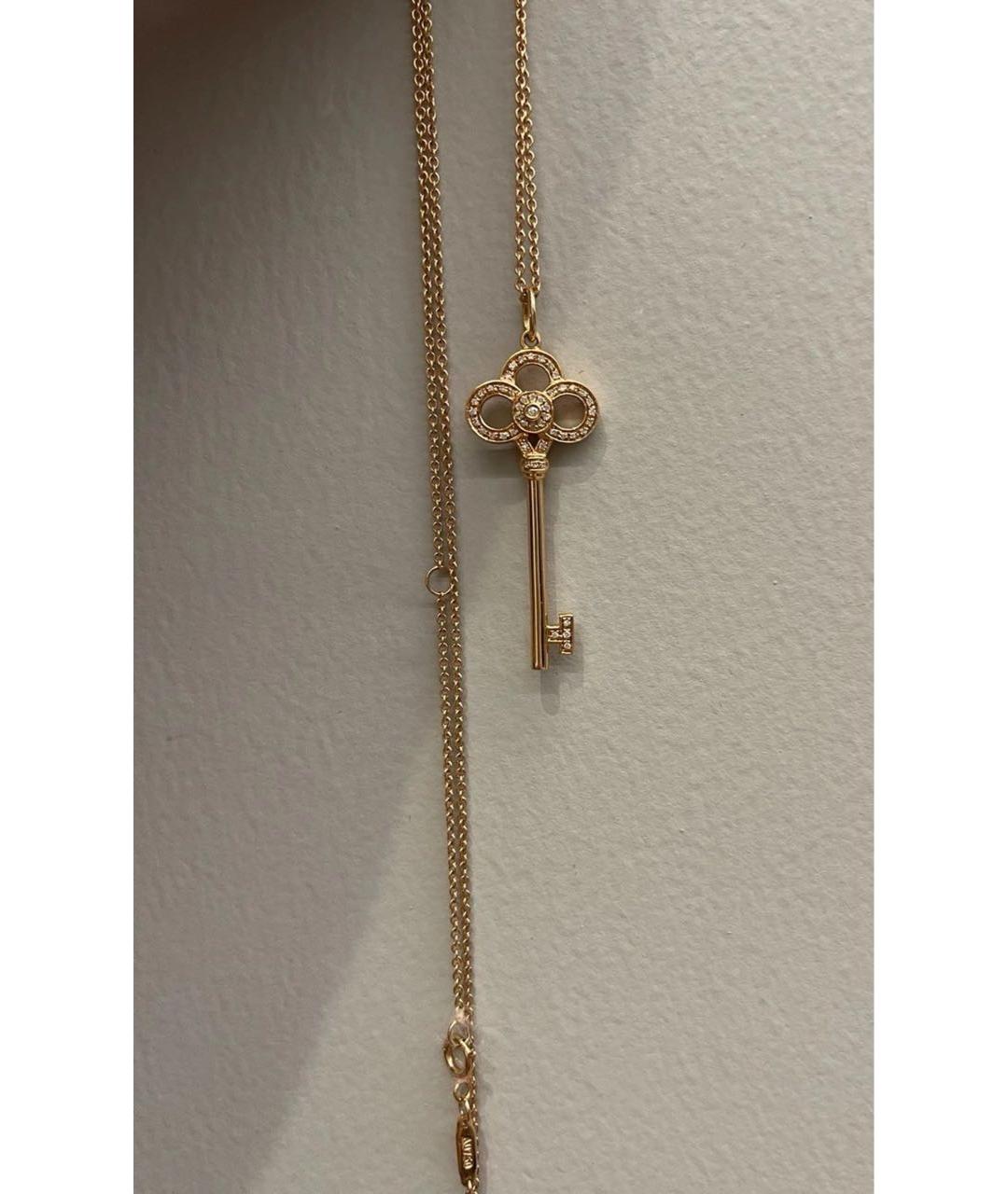 TIFFANY&CO Золотая подвеска из желтого золота, фото 3