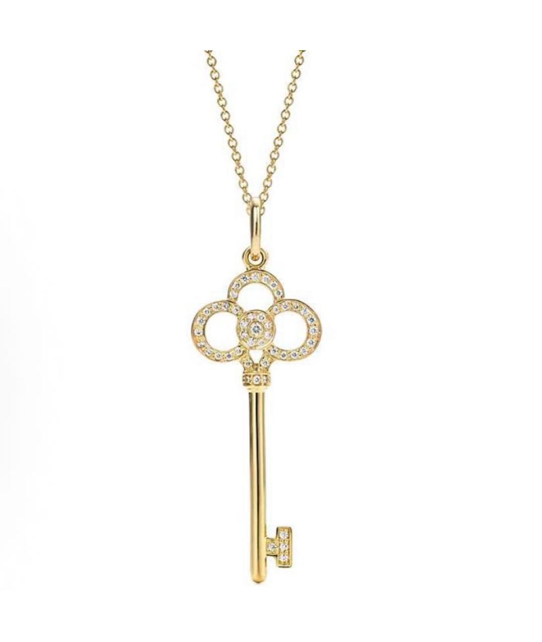 TIFFANY&CO Золотая подвеска из желтого золота, фото 6