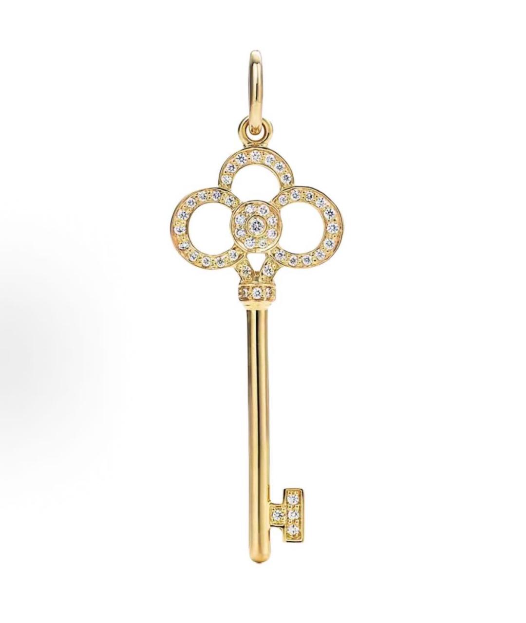 TIFFANY&CO Золотая подвеска из желтого золота, фото 2