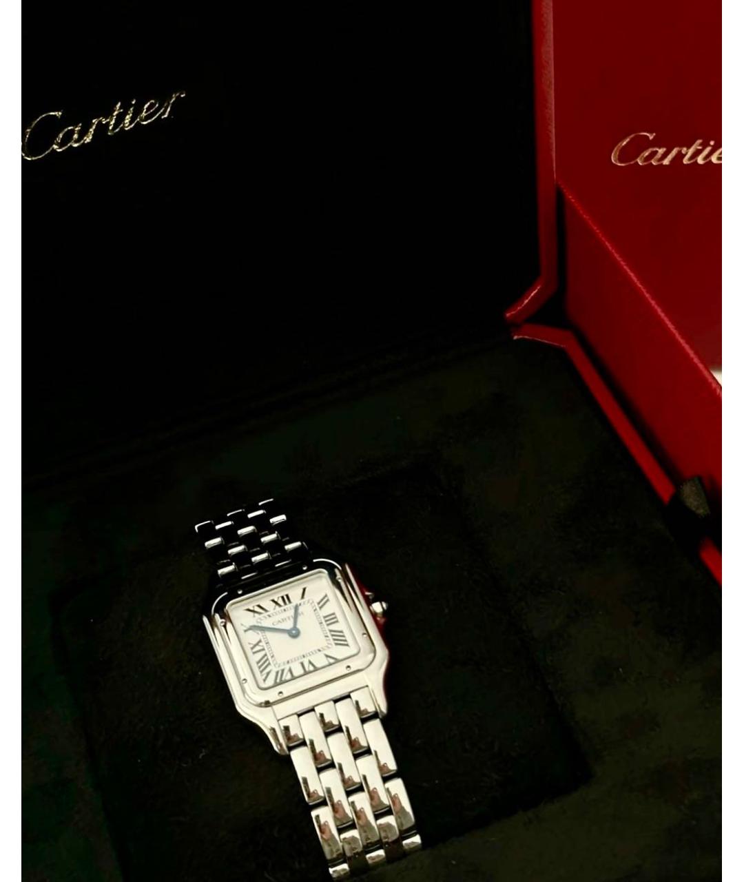 CARTIER Белые часы из белого золота, фото 4