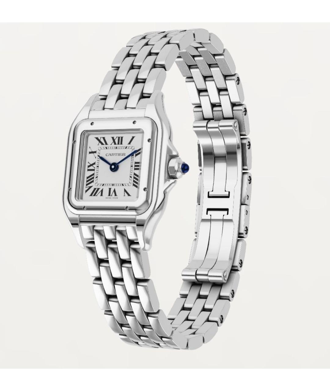 CARTIER Белые часы из белого золота, фото 2