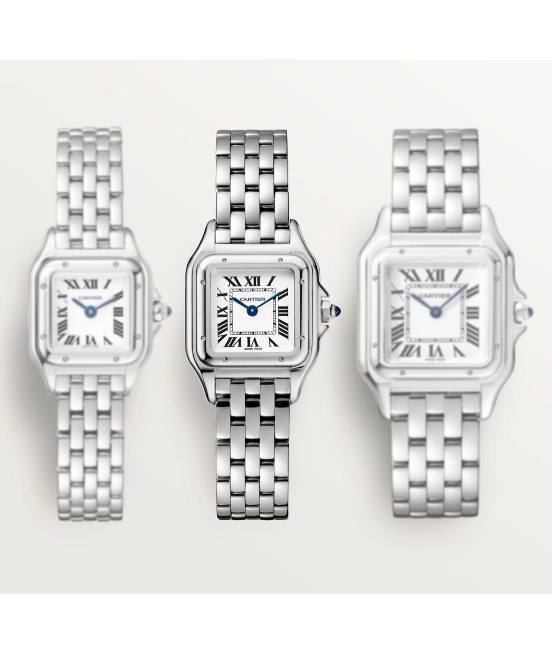 CARTIER Белые часы из белого золота, фото 5