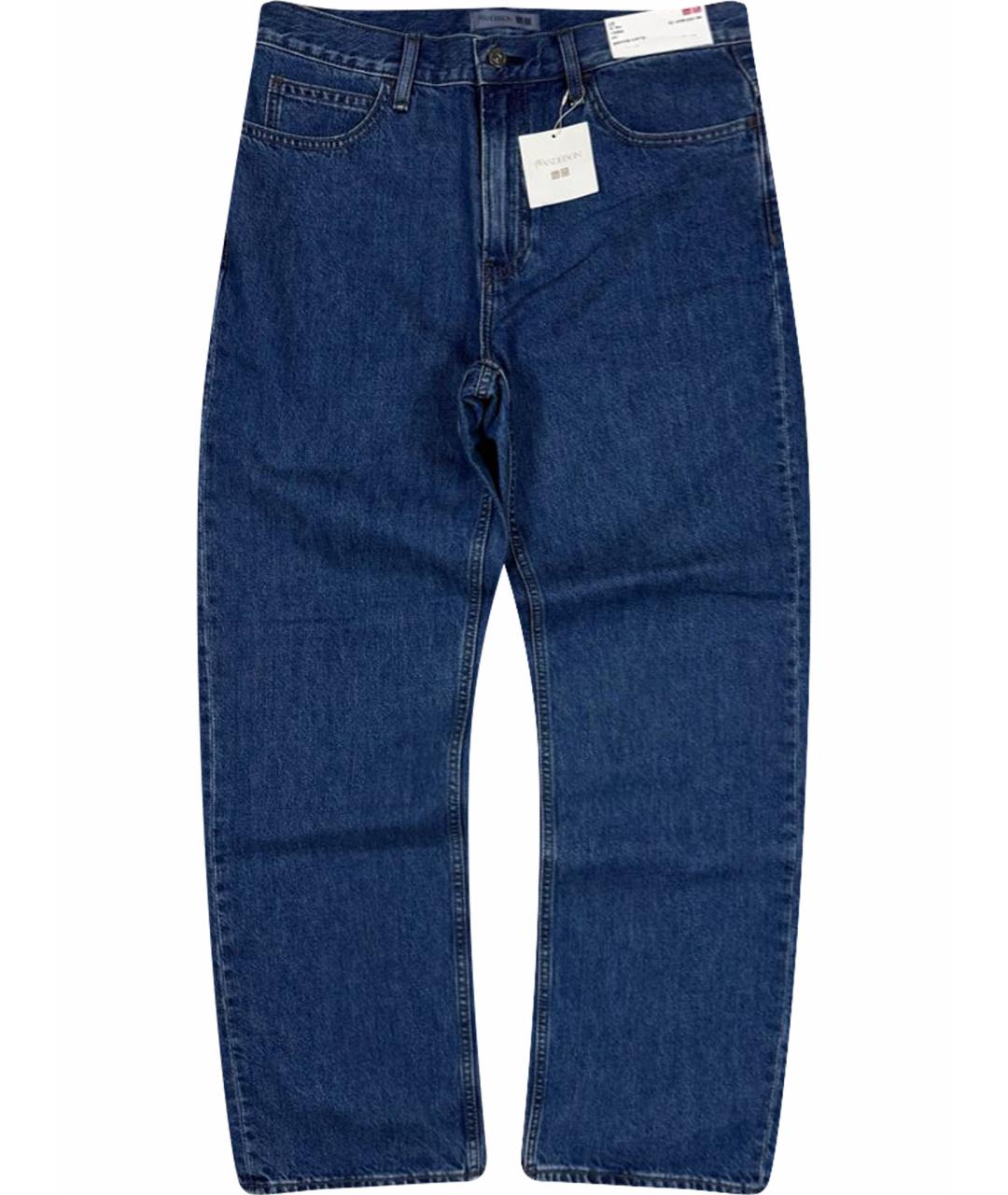 J.W.ANDERSON Синие хлопковые прямые джинсы, фото 1