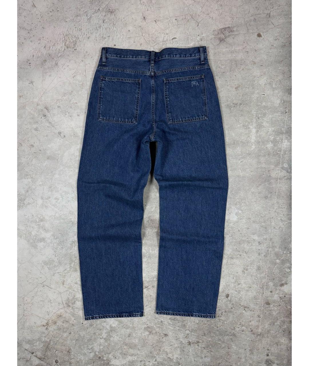 J.W.ANDERSON Синие хлопковые прямые джинсы, фото 2