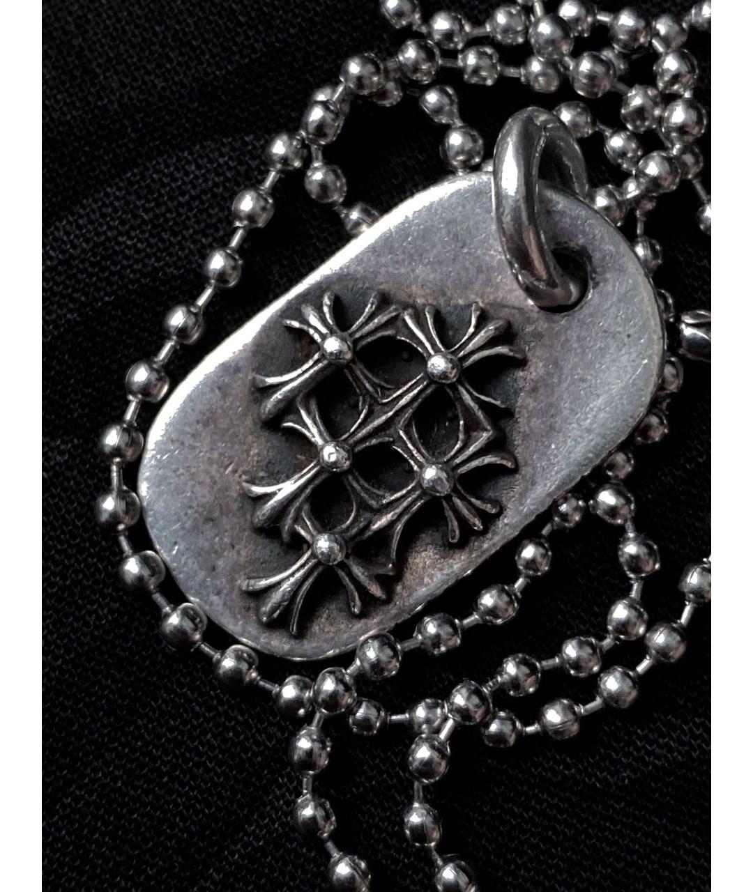 CHROME HEARTS Серебряная серебряная цепочка/подвеска, фото 2
