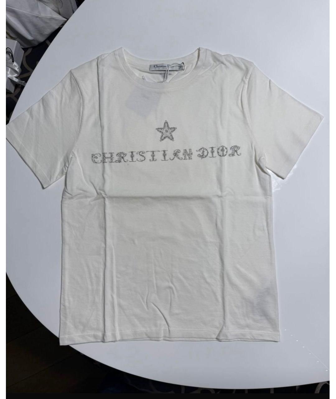 CHRISTIAN DIOR Белая льняная футболка, фото 7