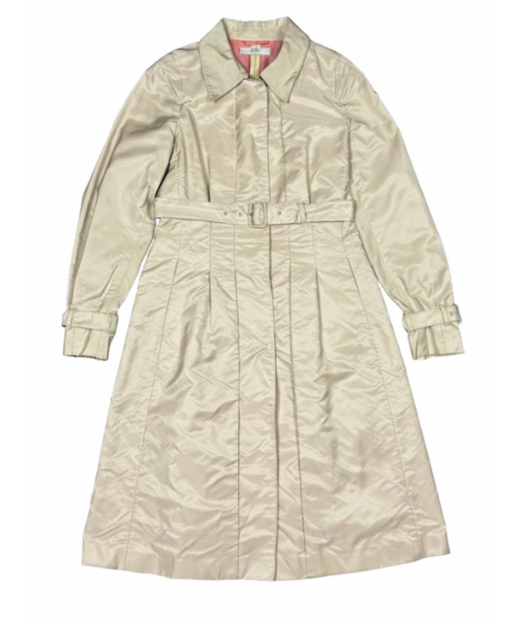 PRADA Бежевый шелковый тренч/плащ, фото 1