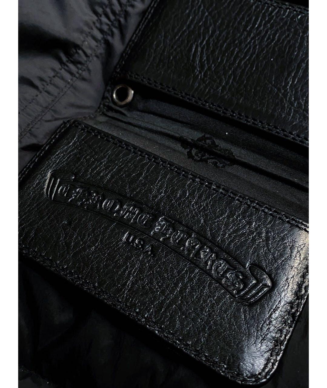 CHROME HEARTS Черный кошелек, фото 2