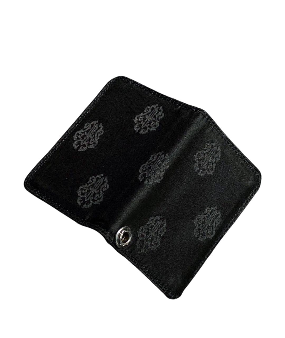 CHROME HEARTS Черный кошелек, фото 1