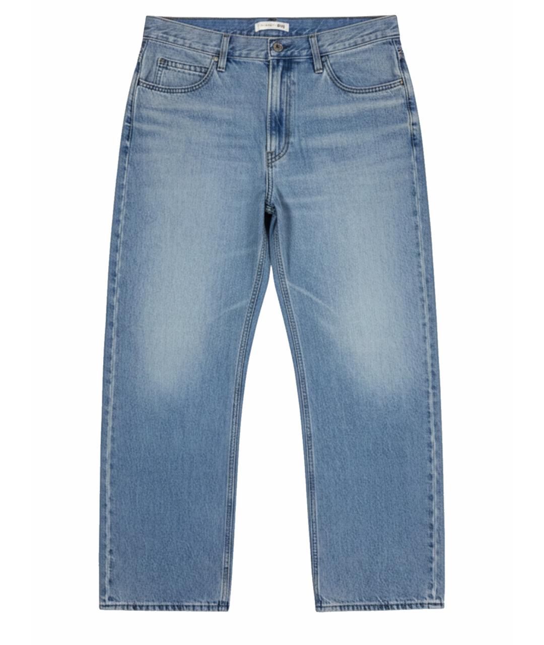 J.W.ANDERSON Голубые хлопковые прямые джинсы, фото 1