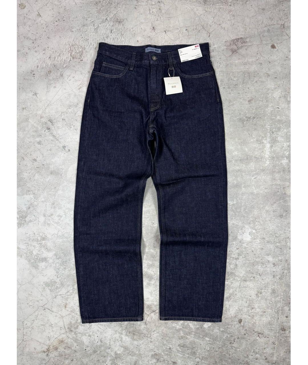 J.W.ANDERSON Темно-синие хлопковые прямые джинсы, фото 8