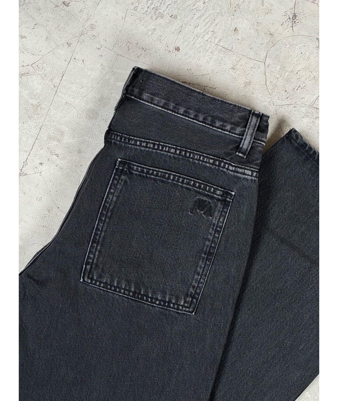 J.W.ANDERSON Серые хлопковые прямые джинсы, фото 4
