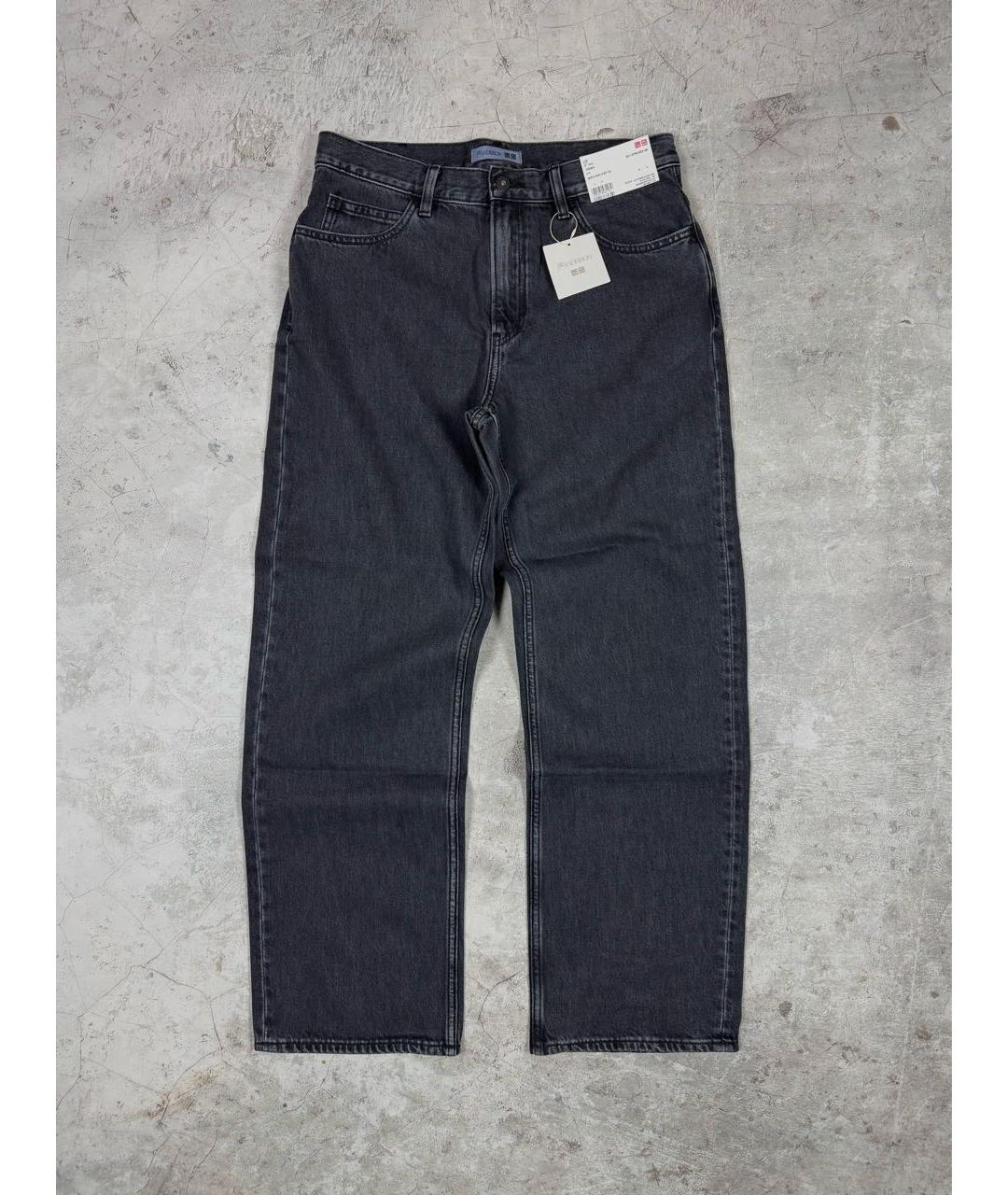 J.W.ANDERSON Серые хлопковые прямые джинсы, фото 8