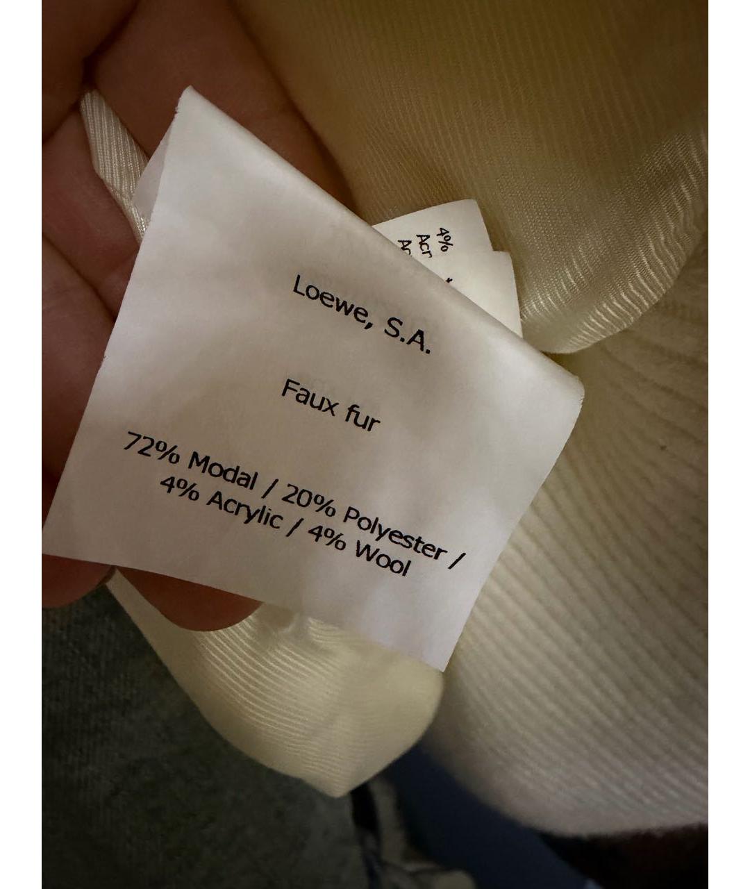 LOEWE Белая куртка, фото 3
