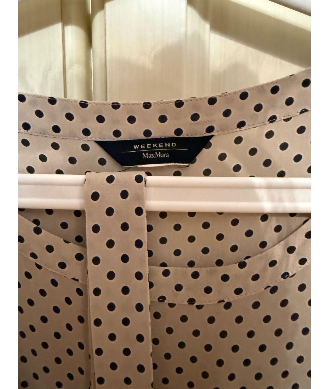 WEEKEND MAX MARA Бежевое повседневное платье, фото 3