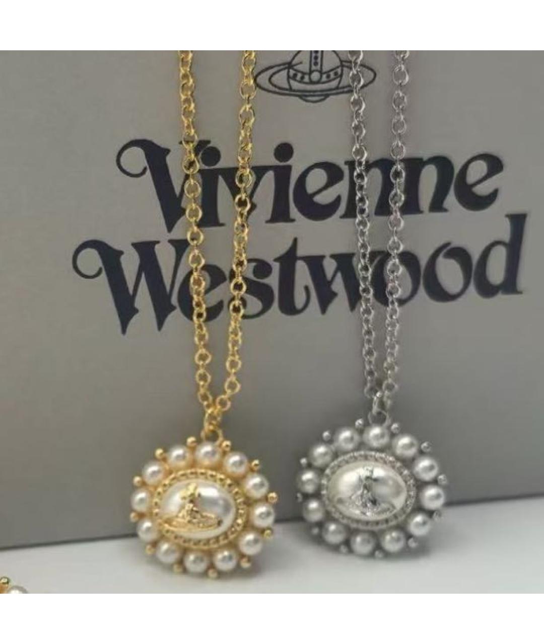 VIVIENNE WESTWOOD Золотая латунная подвеска, фото 6