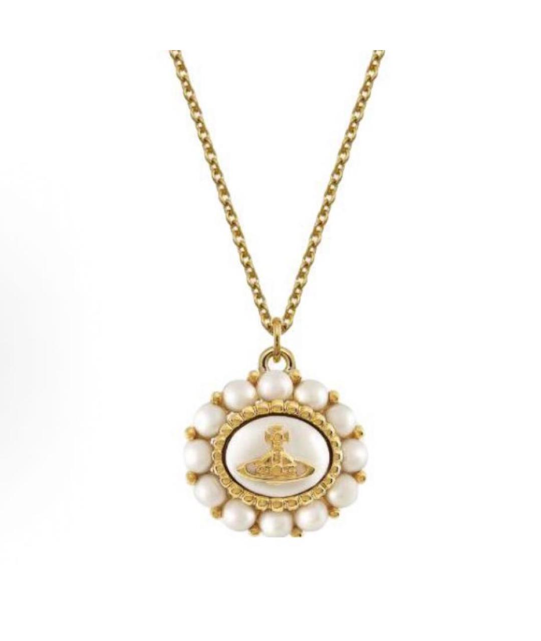 VIVIENNE WESTWOOD Золотая латунная подвеска, фото 7