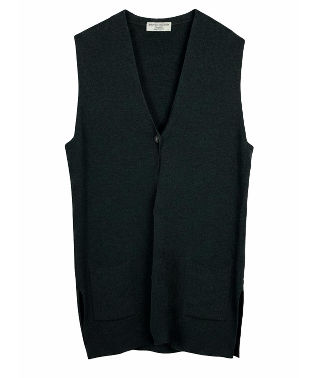 BRUNELLO CUCINELLI Зеленая кашемировая жилетка, фото 1
