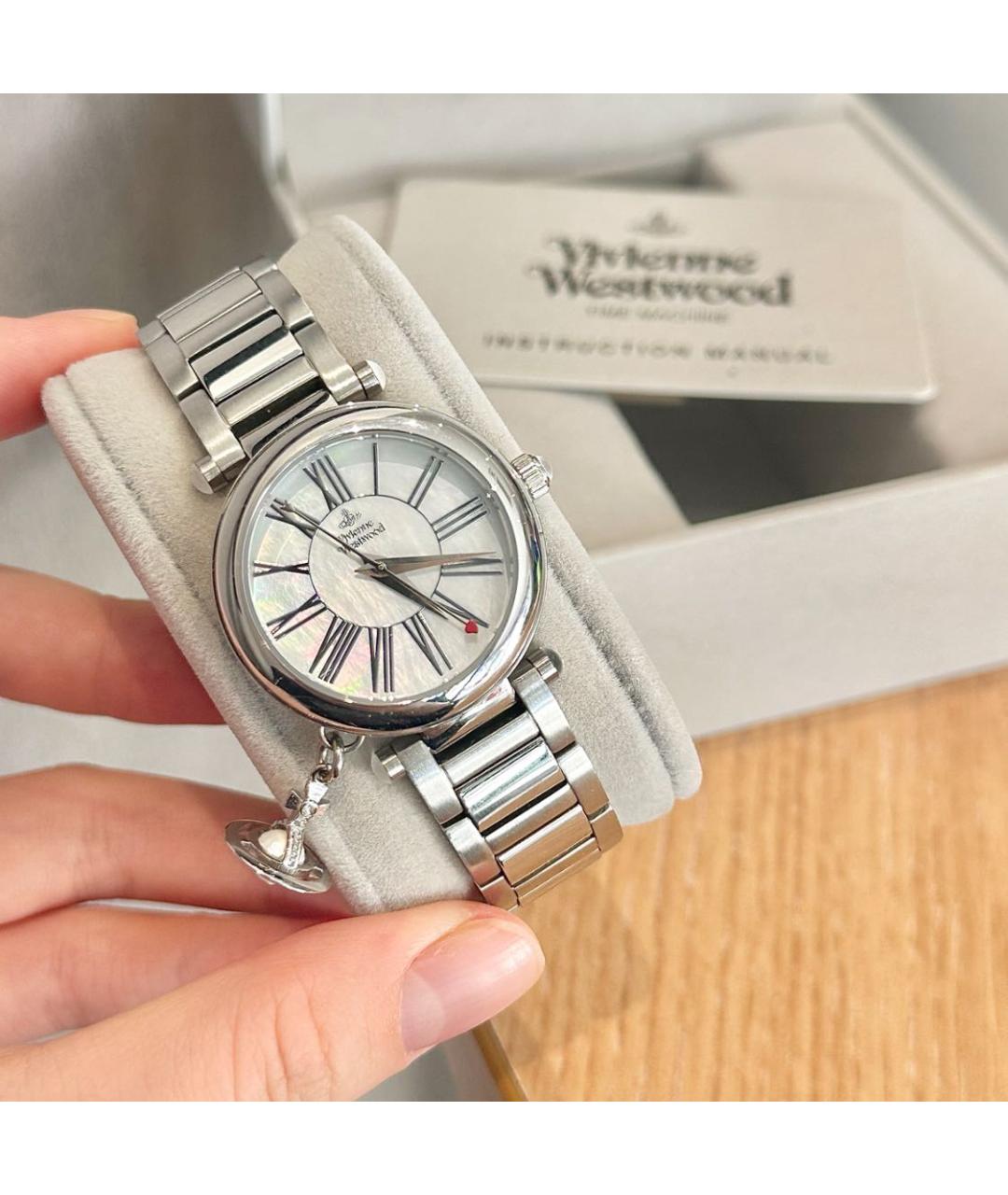 VIVIENNE WESTWOOD Серебряные стальные часы, фото 4