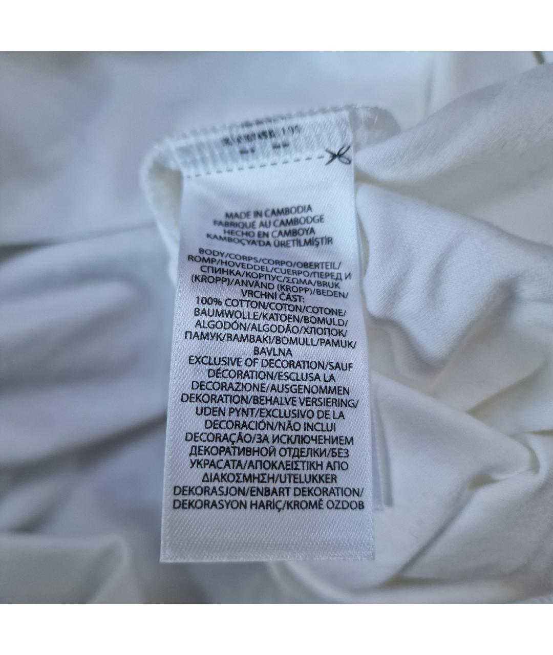 RALPH LAUREN Белая хлопковая кэжуал рубашка, фото 7