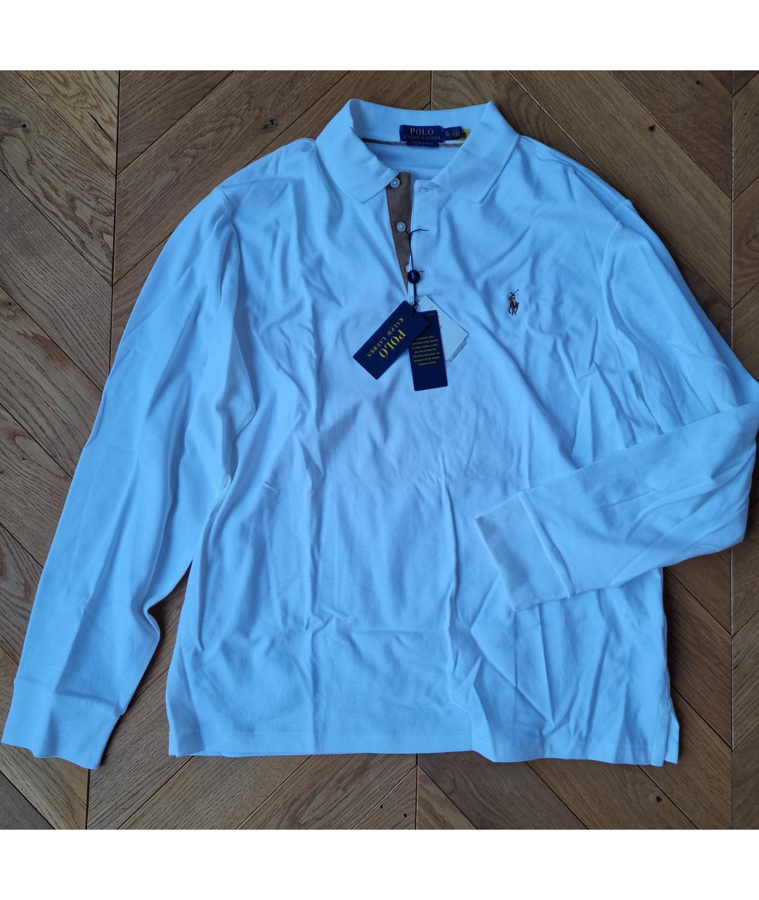 RALPH LAUREN Белая хлопковая кэжуал рубашка, фото 3