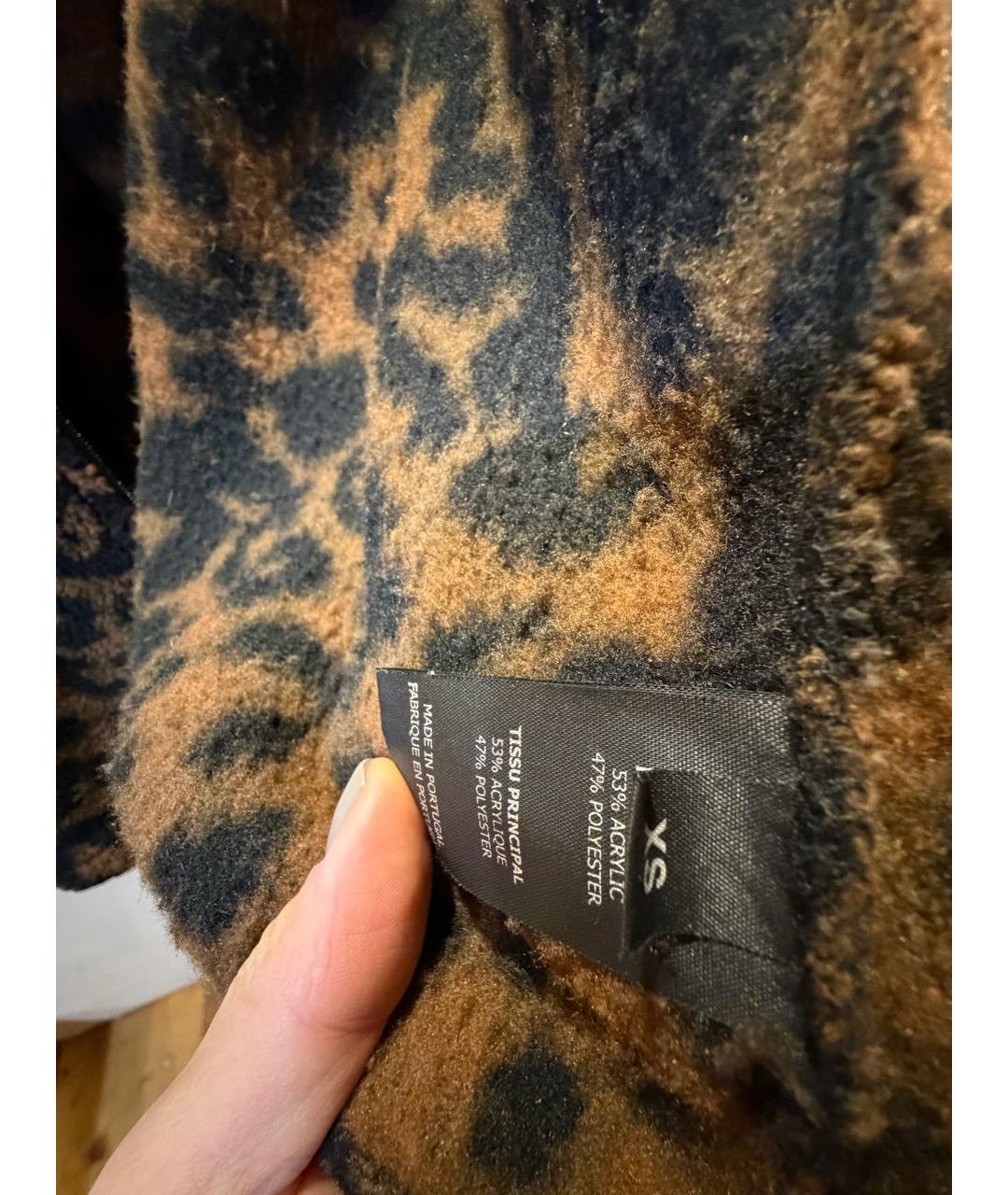 VETEMENTS Коричневая полиэстеровая куртка, фото 3