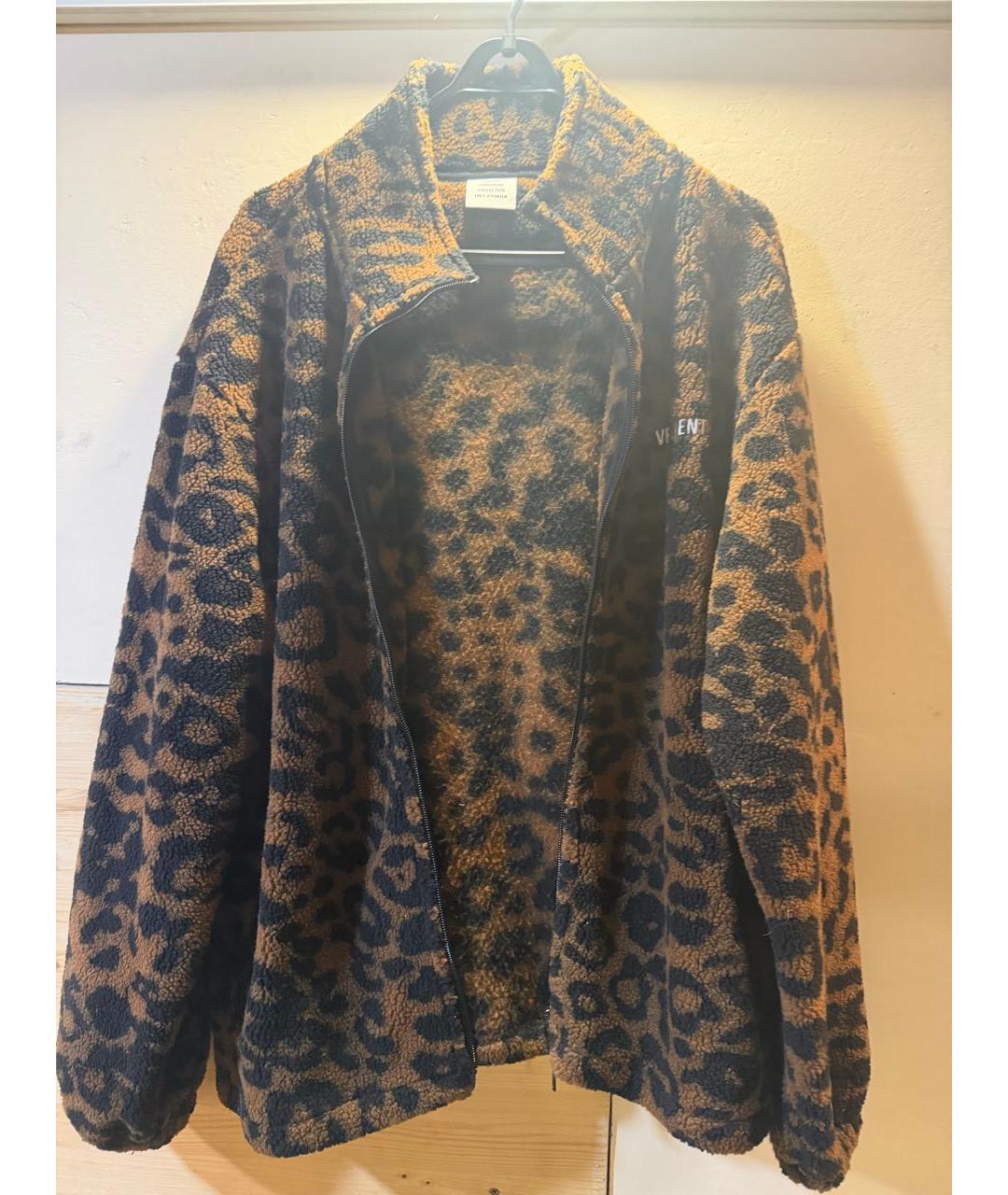 VETEMENTS Коричневая полиэстеровая куртка, фото 6