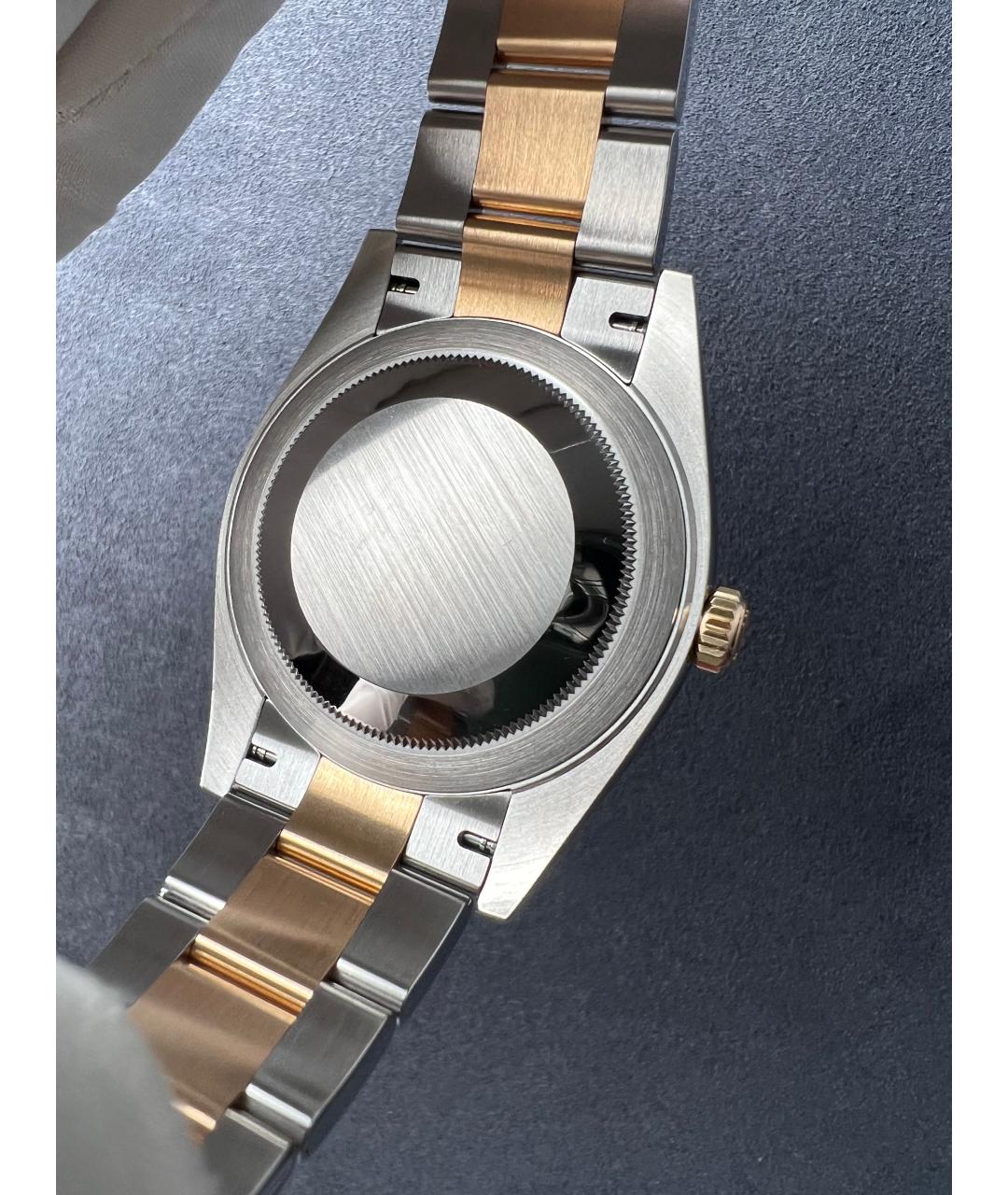 ROLEX Серые часы из желтого золота, фото 7