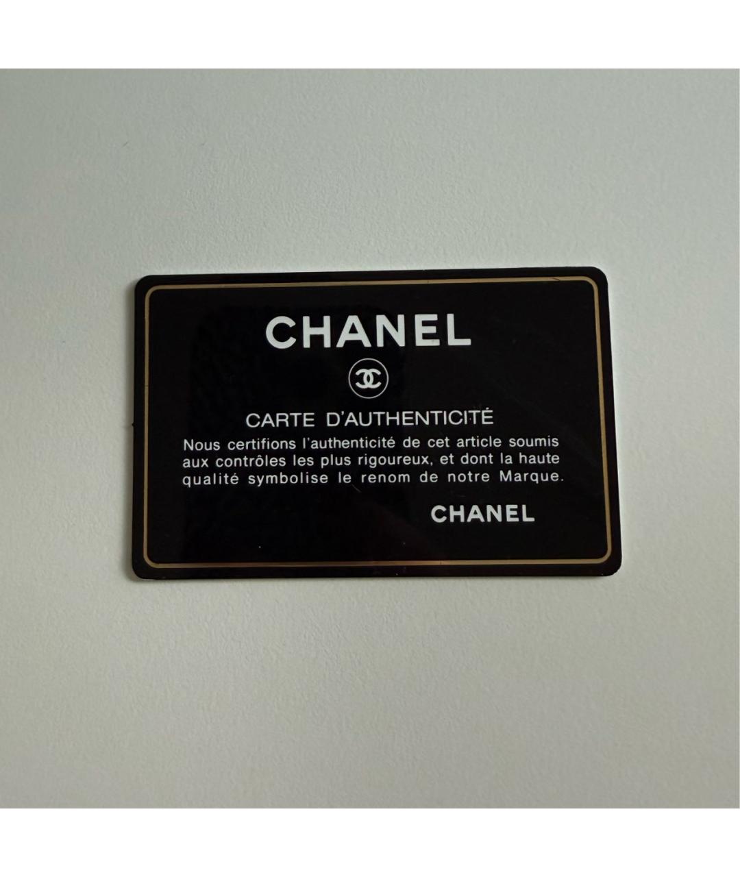 CHANEL Темно-синяя кожаная сумка через плечо, фото 5