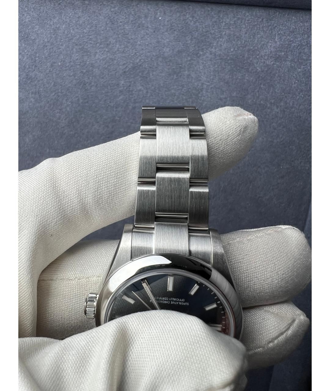 ROLEX Темно-синие часы, фото 7