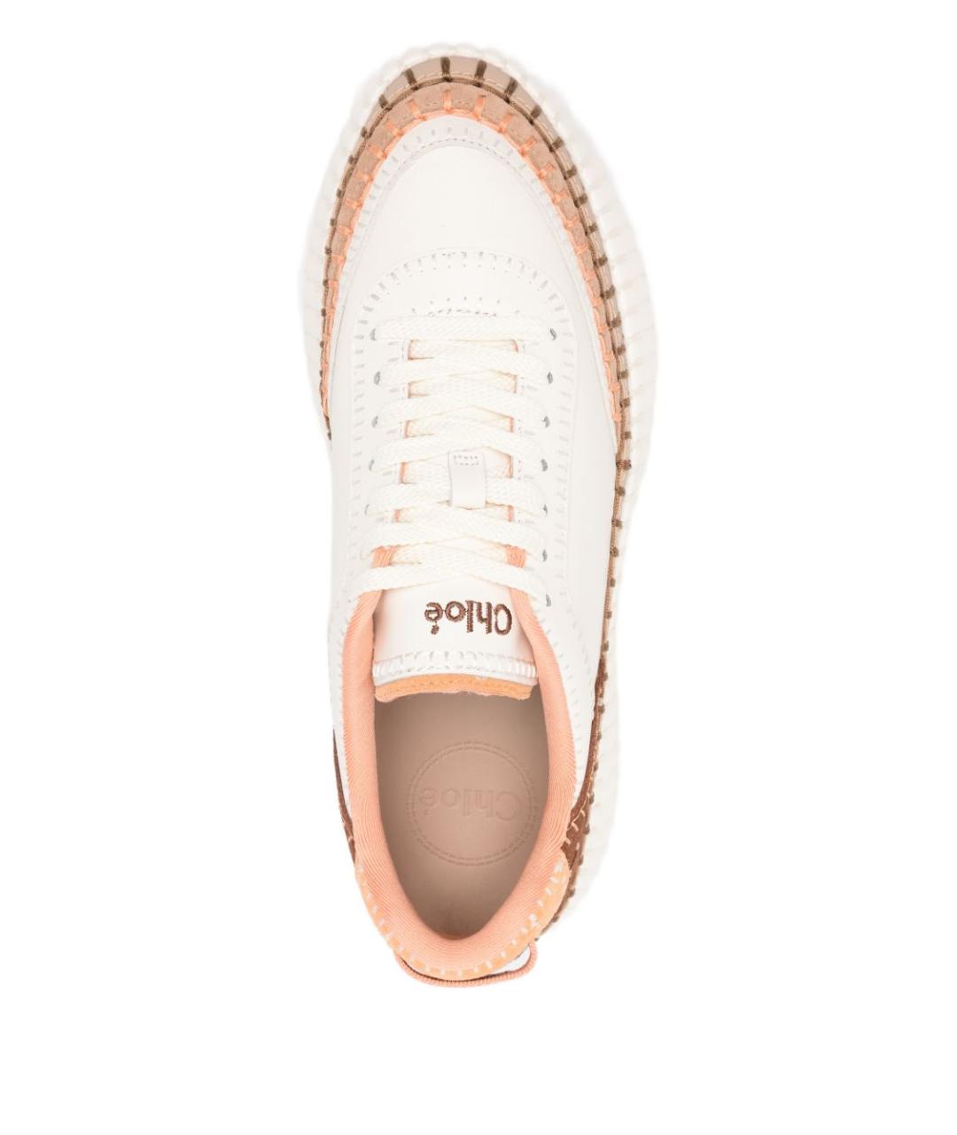 CHLOE Розовые синтетические кроссовки, фото 3