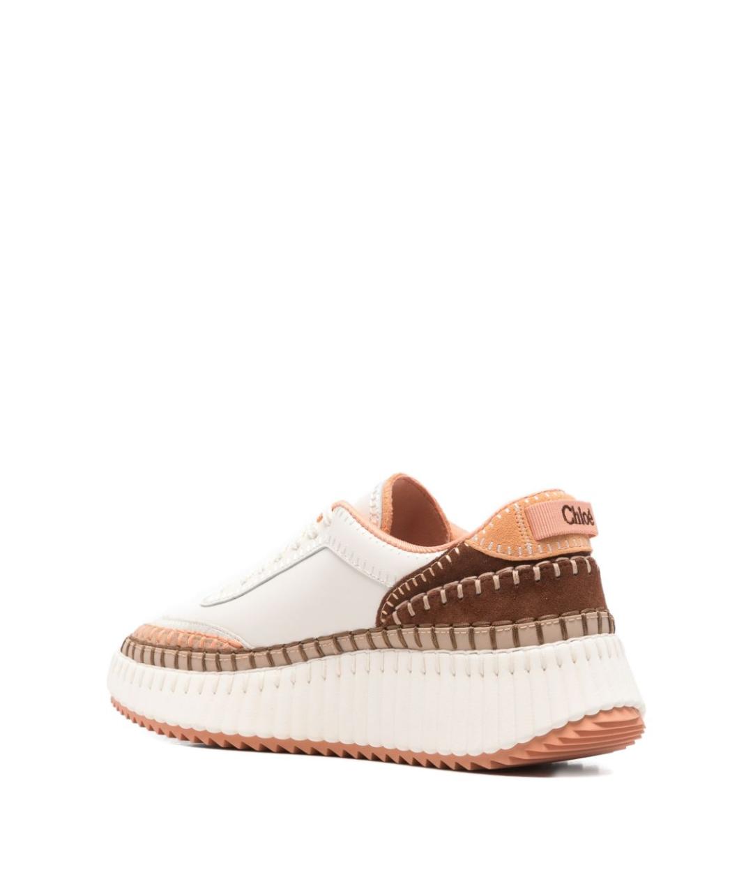 CHLOE Розовые синтетические кроссовки, фото 2