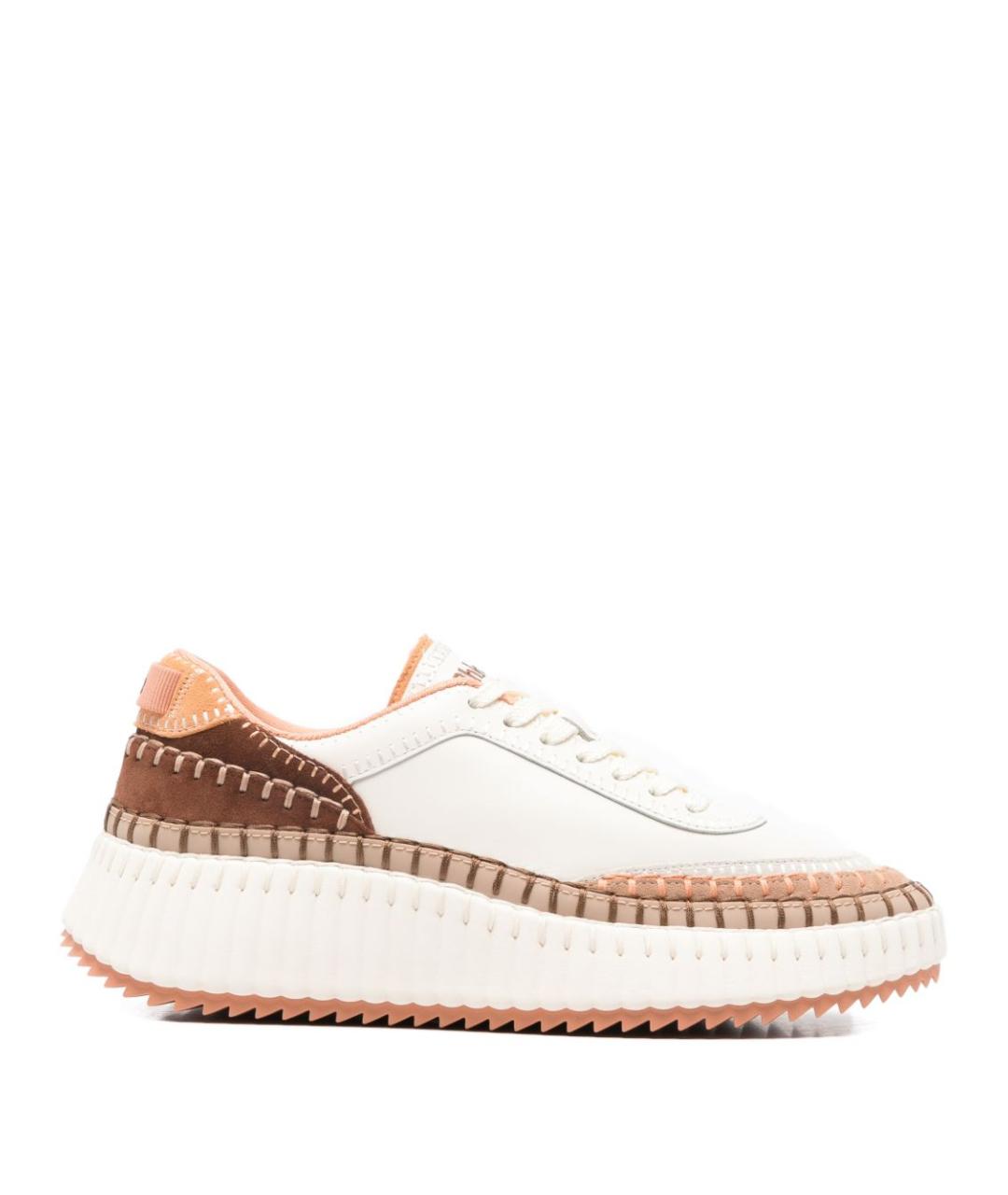 CHLOE Розовые синтетические кроссовки, фото 1