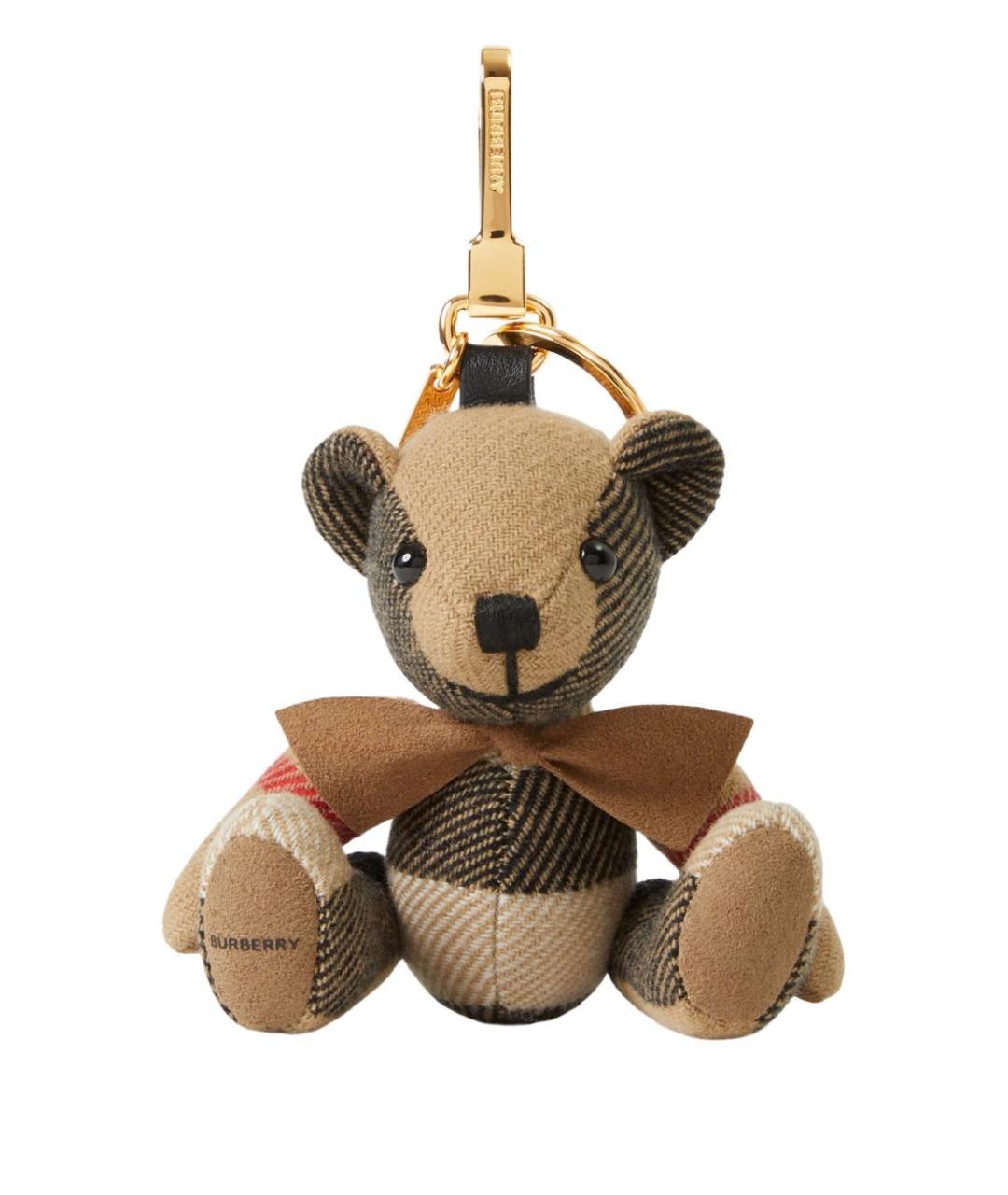 BURBERRY Бежевый брелок, фото 1