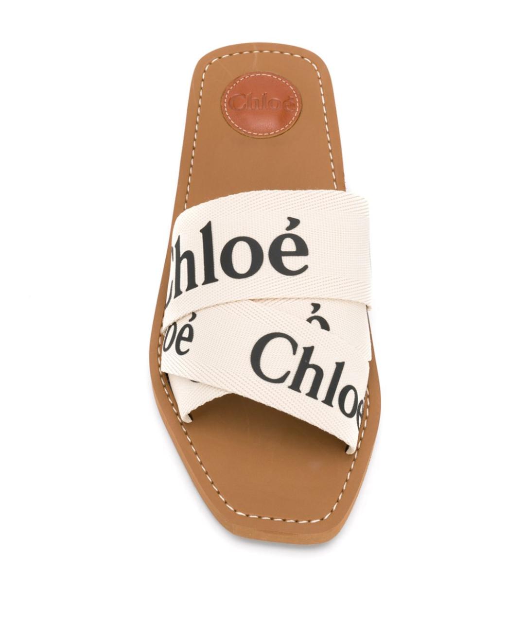 CHLOE Белые сандалии, фото 4